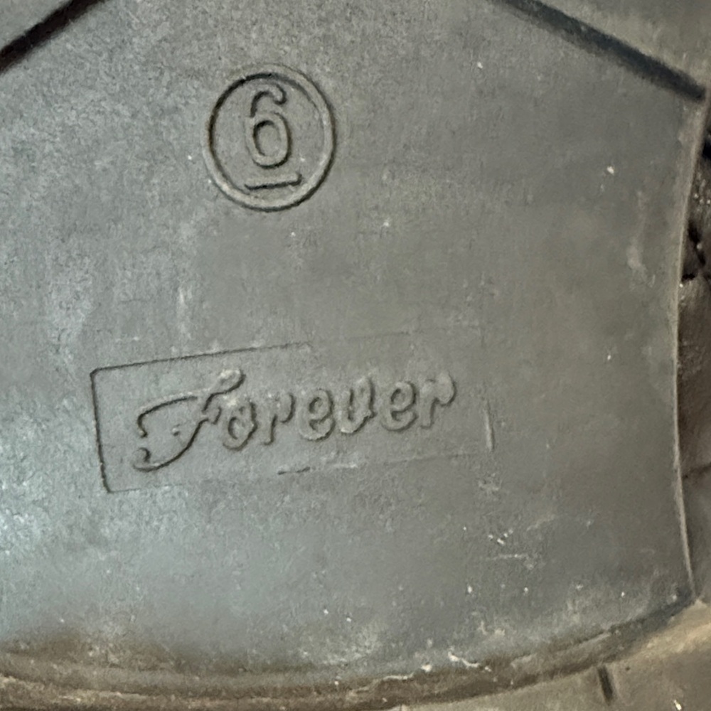 Black Faux Leather Boots - Picture 4 of 4